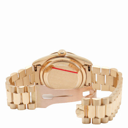 Rolex Day Date Yellow Gold 36mm White Roman Dial Watch Reference# 18238 - Happy Jewelers Fine Jewelry Lifetime Warranty