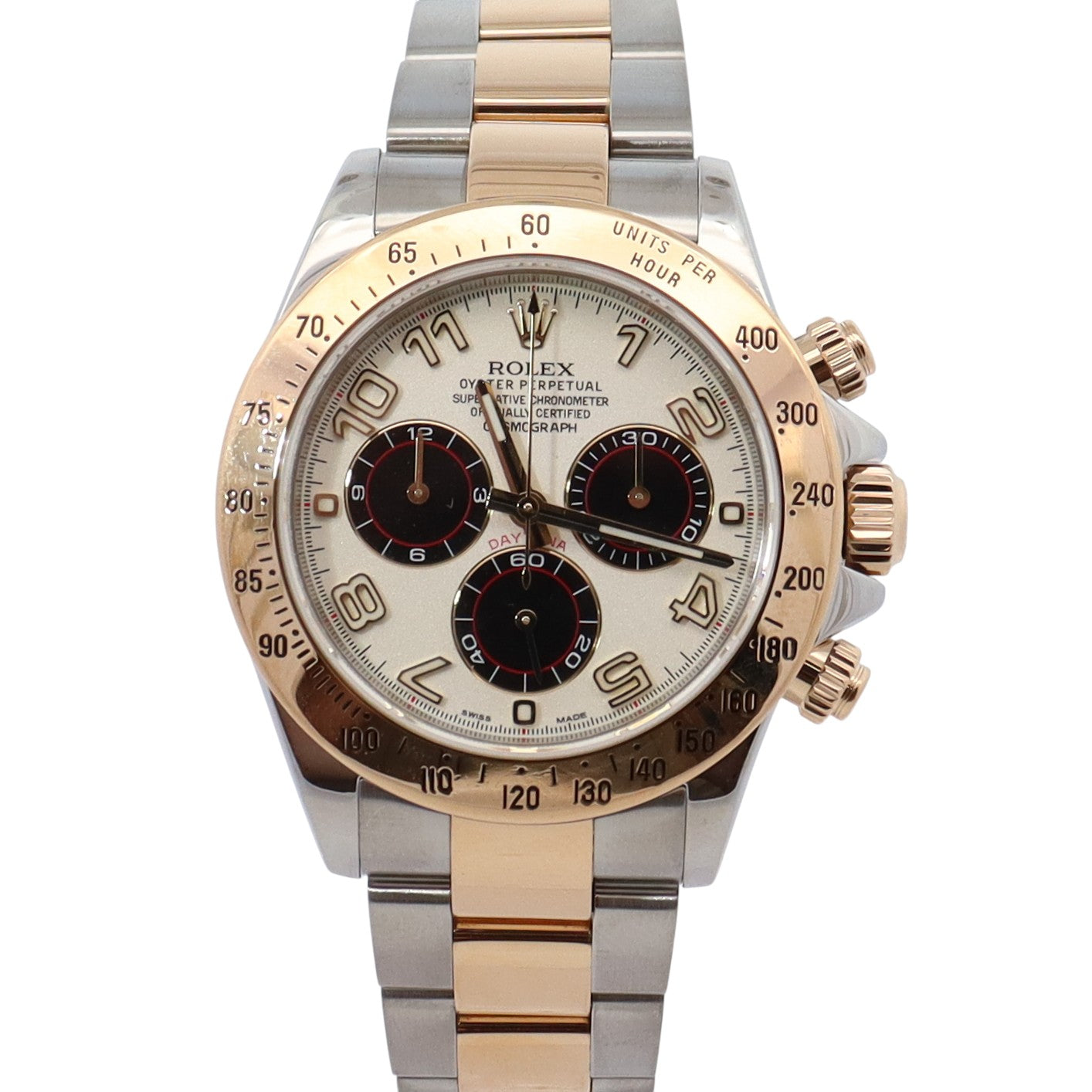 Rolex Daytona 40mm White Dial Watch Ref# 16523 - Happy Jewelers Fine Jewelry Lifetime Warranty