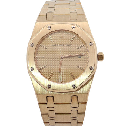 Audemars Piguet Royal Oak 33mm Gold Dial Watch Ref# 56175BA.OO.0789BA - Happy Jewelers Fine Jewelry Lifetime Warranty