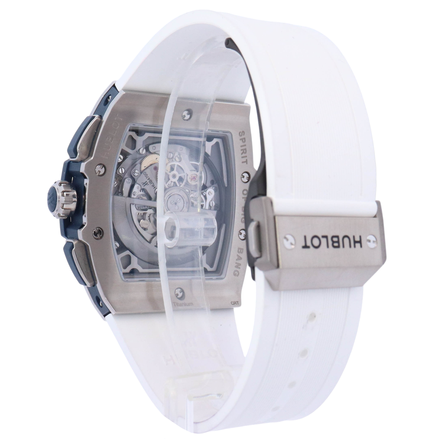 Hublot Spirit of Big Bang 45mm Titanium Skeleton Dial Watch Reference# 601.NX.7170.LR - Happy Jewelers Fine Jewelry Lifetime Warranty