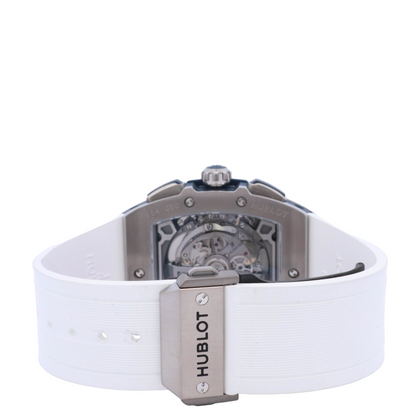 Hublot Spirit of Big Bang 45mm Titanium Skeleton Dial Watch Reference# 601.NX.7170.LR - Happy Jewelers Fine Jewelry Lifetime Warranty