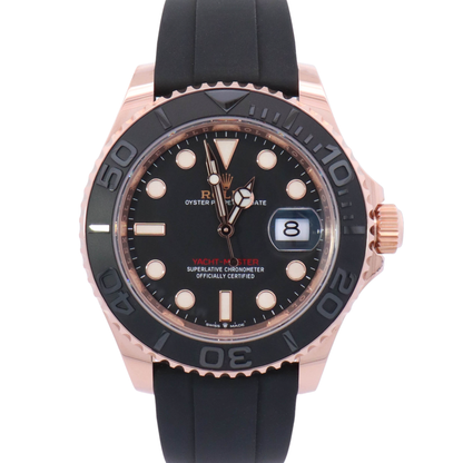 Rolex Yacht-Master 40mm Black Dial Watch Ref# 126655 - Happy Jewelers Fine Jewelry Lifetime Warranty
