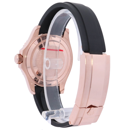 Rolex Yachtmaster 40mm Everose Gold Black Dot Dial Watch Refence# 126655 - Happy Jewelers Fine Jewelry Lifetime Warranty