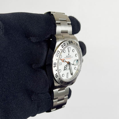 Rolex Explorer II 42mm White Dial Watch Ref# 226570 - Happy Jewelers Fine Jewelry Lifetime Warranty