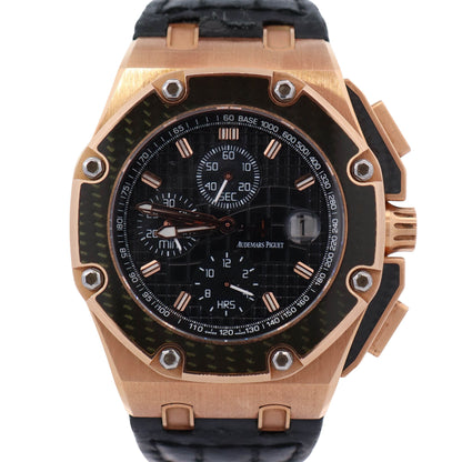 Audemars Piguet Royal Oak 42mm Black Dial Watch Ref# 26030RO.OO.D001IN.01 - Happy Jewelers Fine Jewelry Lifetime Warranty