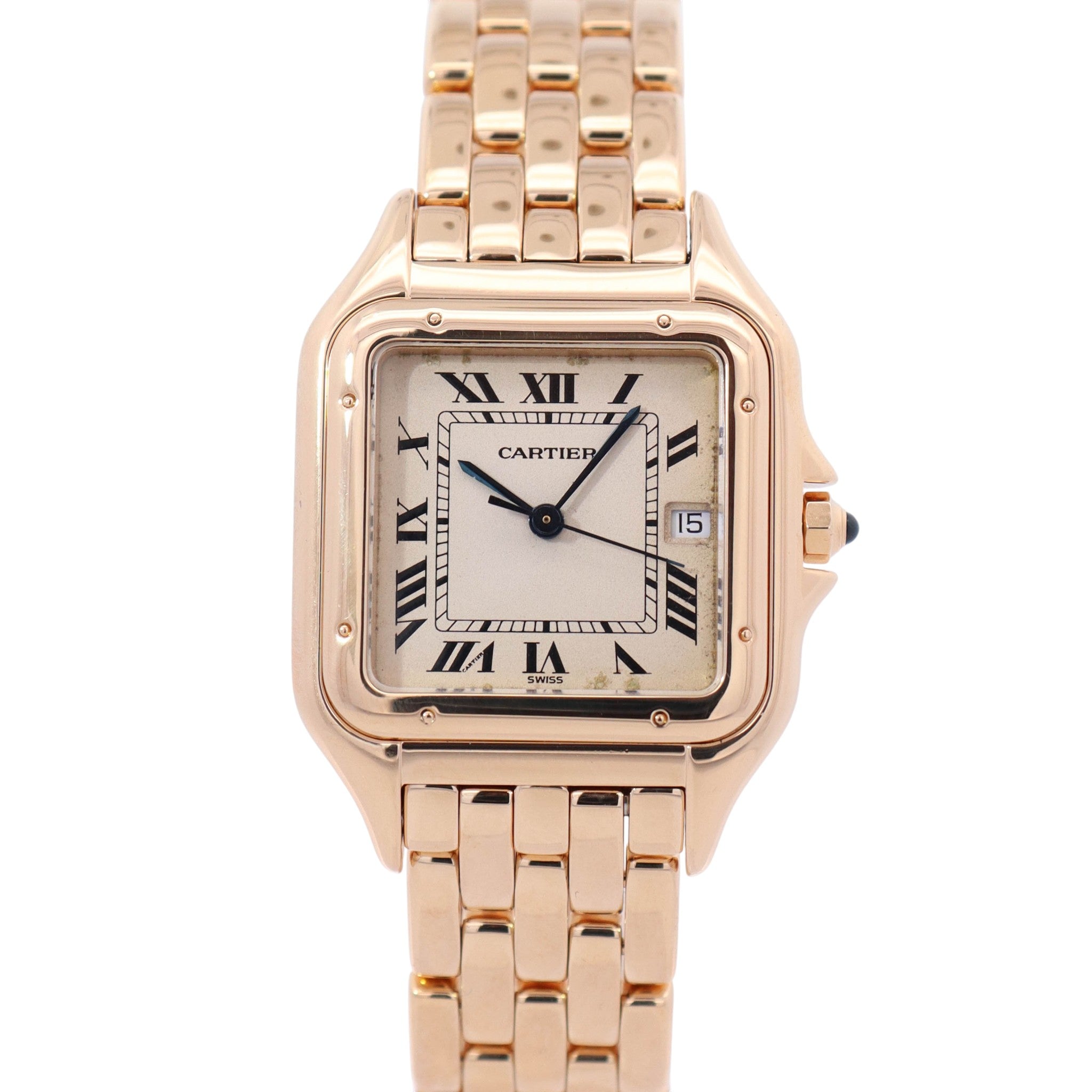 Cartier Panthere 29 x 37mm Ivory Dial Watch Ref# W25014B9 - Happy Jewelers Fine Jewelry Lifetime Warranty