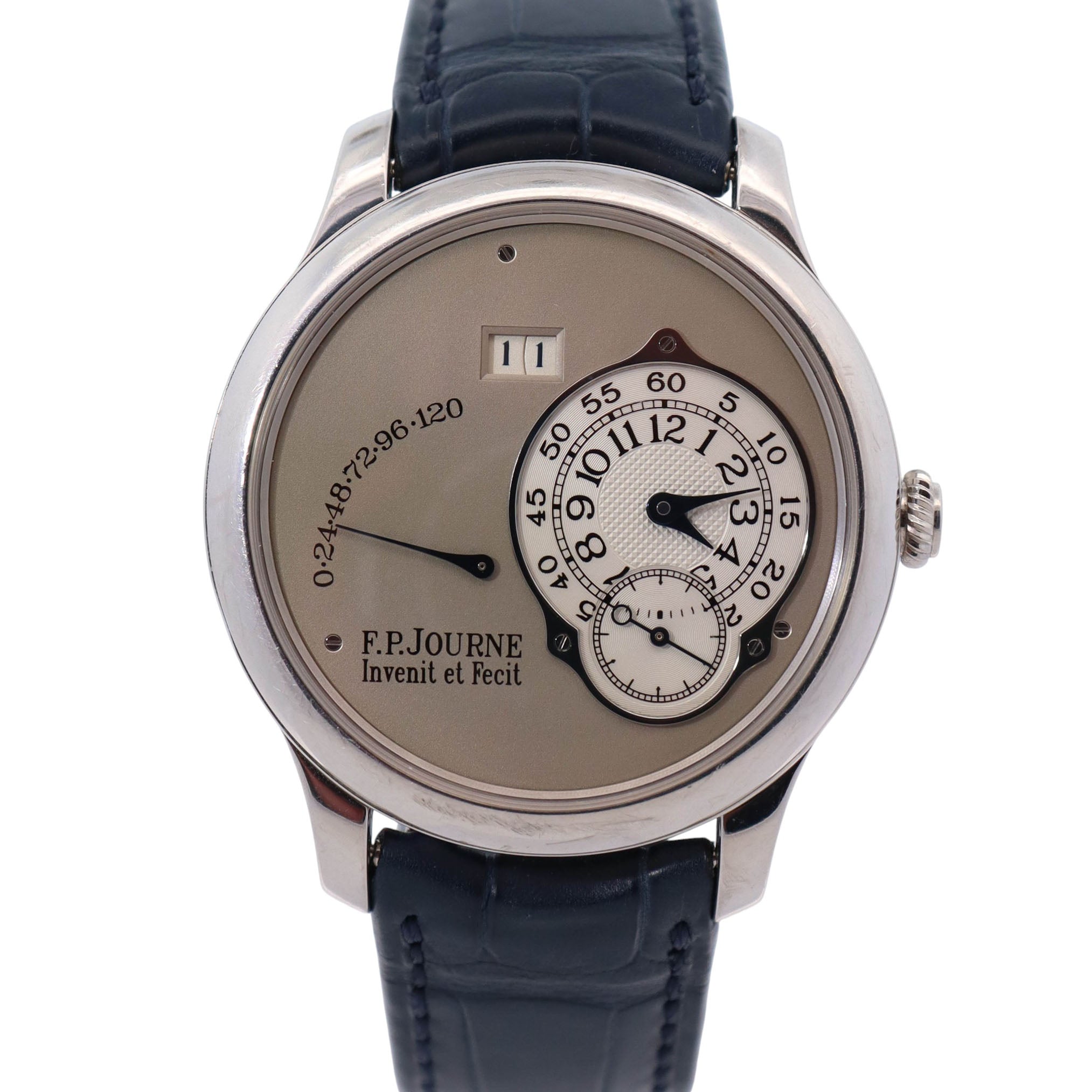 F.P. Journe Reserve 38mm Gray Dial Watch - Happy Jewelers Fine Jewelry Lifetime Warranty