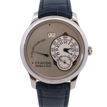 F.P. Journe Reserve 38mm Gray Dial Watch - Happy Jewelers Fine Jewelry Lifetime Warranty