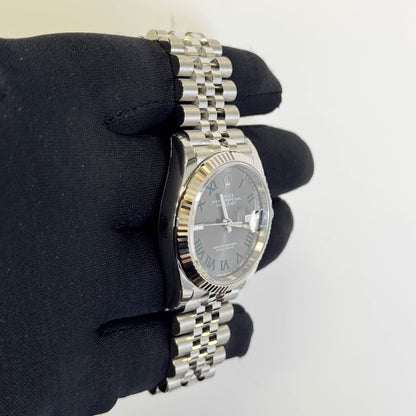 Rolex Datejust 36mm Wimbledon Dial Watch Ref# 126234 - Happy Jewelers Fine Jewelry Lifetime Warranty