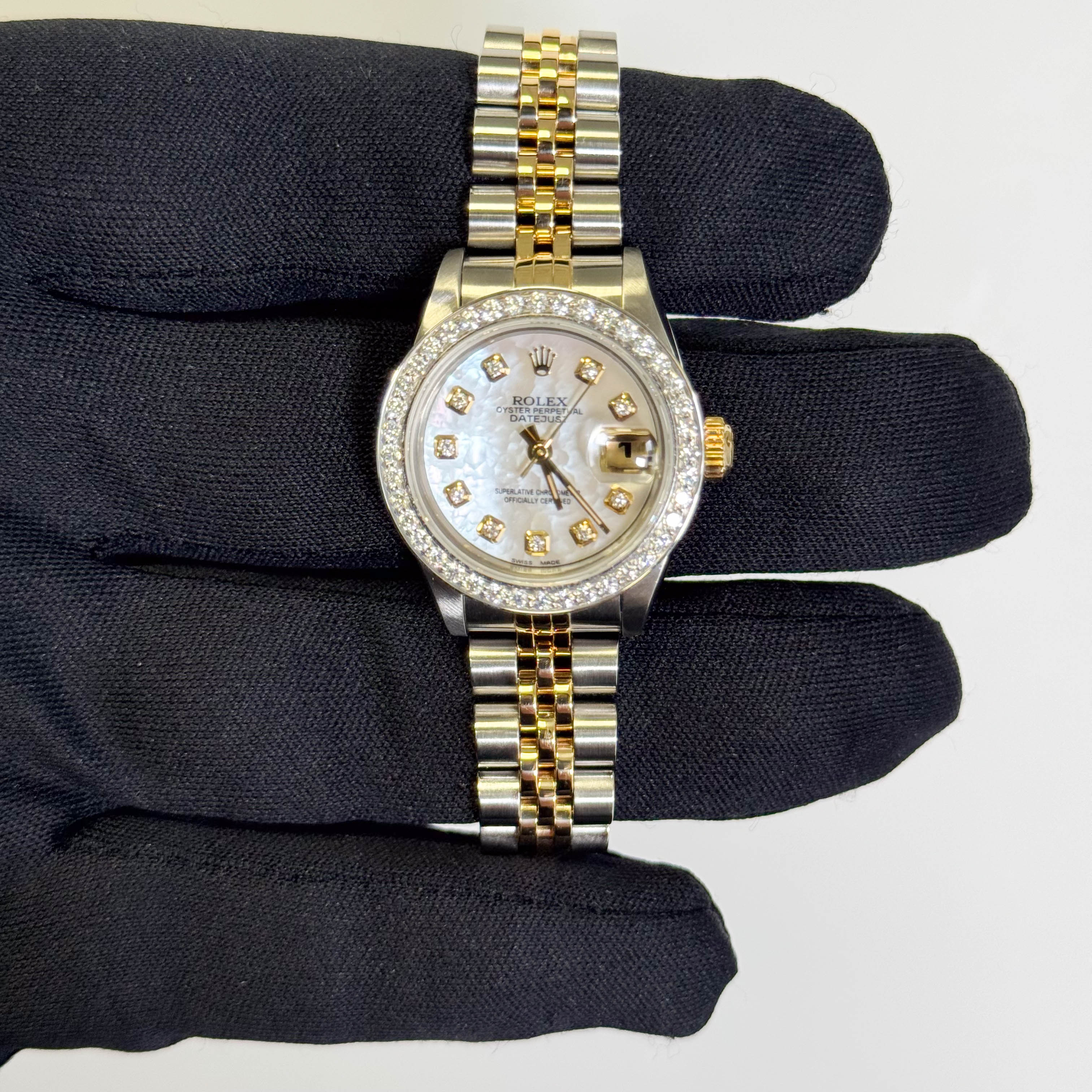 Rolex Datejust 26mm MOP Dial Watch Ref# 69173 - Happy Jewelers Fine Jewelry Lifetime Warranty