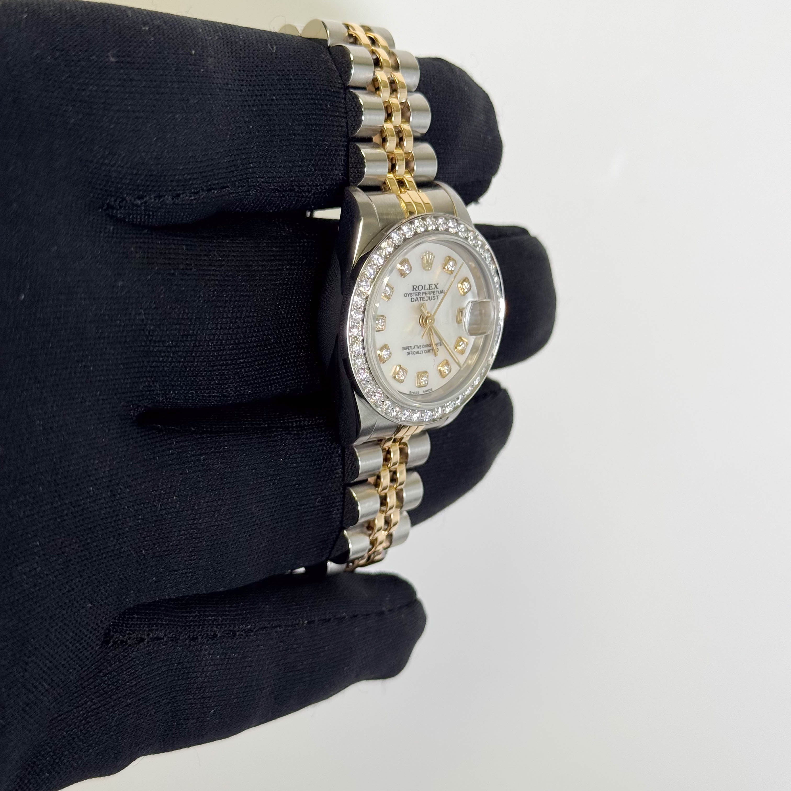 Rolex Datejust 26mm MOP Dial Watch Ref# 69173 - Happy Jewelers Fine Jewelry Lifetime Warranty