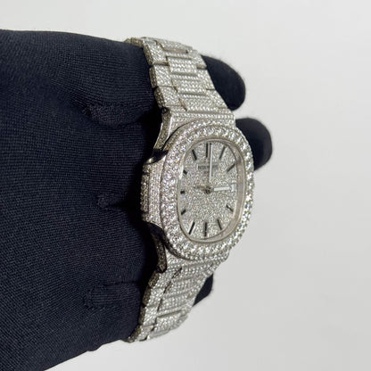 Patek Philippe Nautilus 40mm Pave Dial Watch Ref# 5711 - Happy Jewelers Fine Jewelry Lifetime Warranty