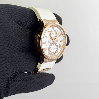 Ulysse Nardin Lady's Marine Chronometer 39mm MOP Dial Watch Ref: 1182-160