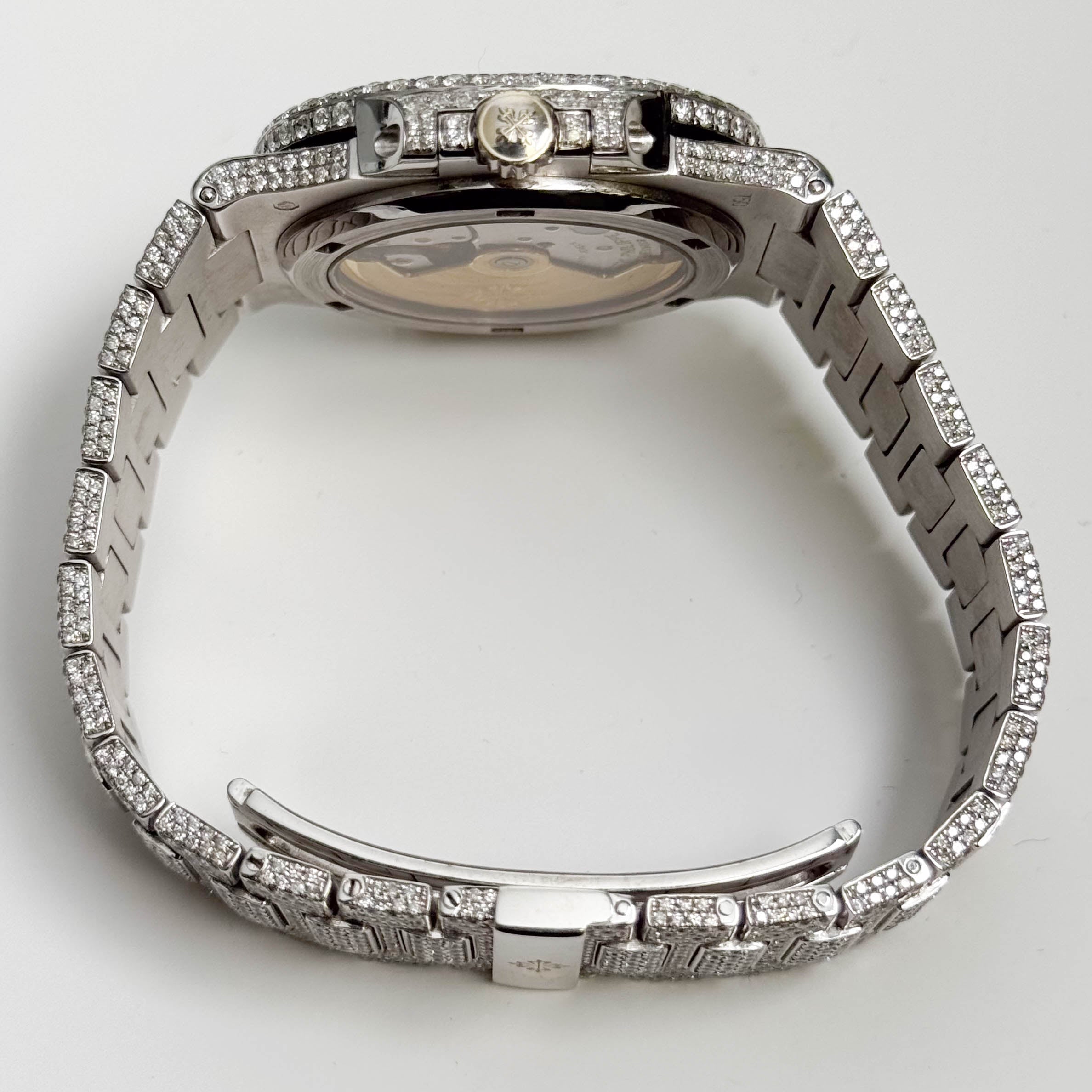 Patek Philippe Nautilus 40mm Pave Dial Watch Ref# 5711 - Happy Jewelers Fine Jewelry Lifetime Warranty