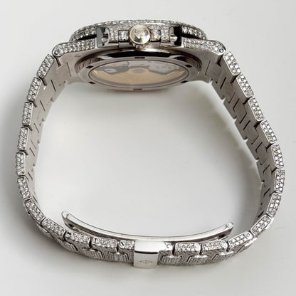 Patek Philippe Nautilus 40mm Pave Dial Watch Ref# 5711 - Happy Jewelers Fine Jewelry Lifetime Warranty