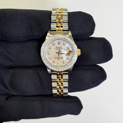 Rolex Datejust 26mm MOP Dial Watch Ref# 69173 - Happy Jewelers Fine Jewelry Lifetime Warranty