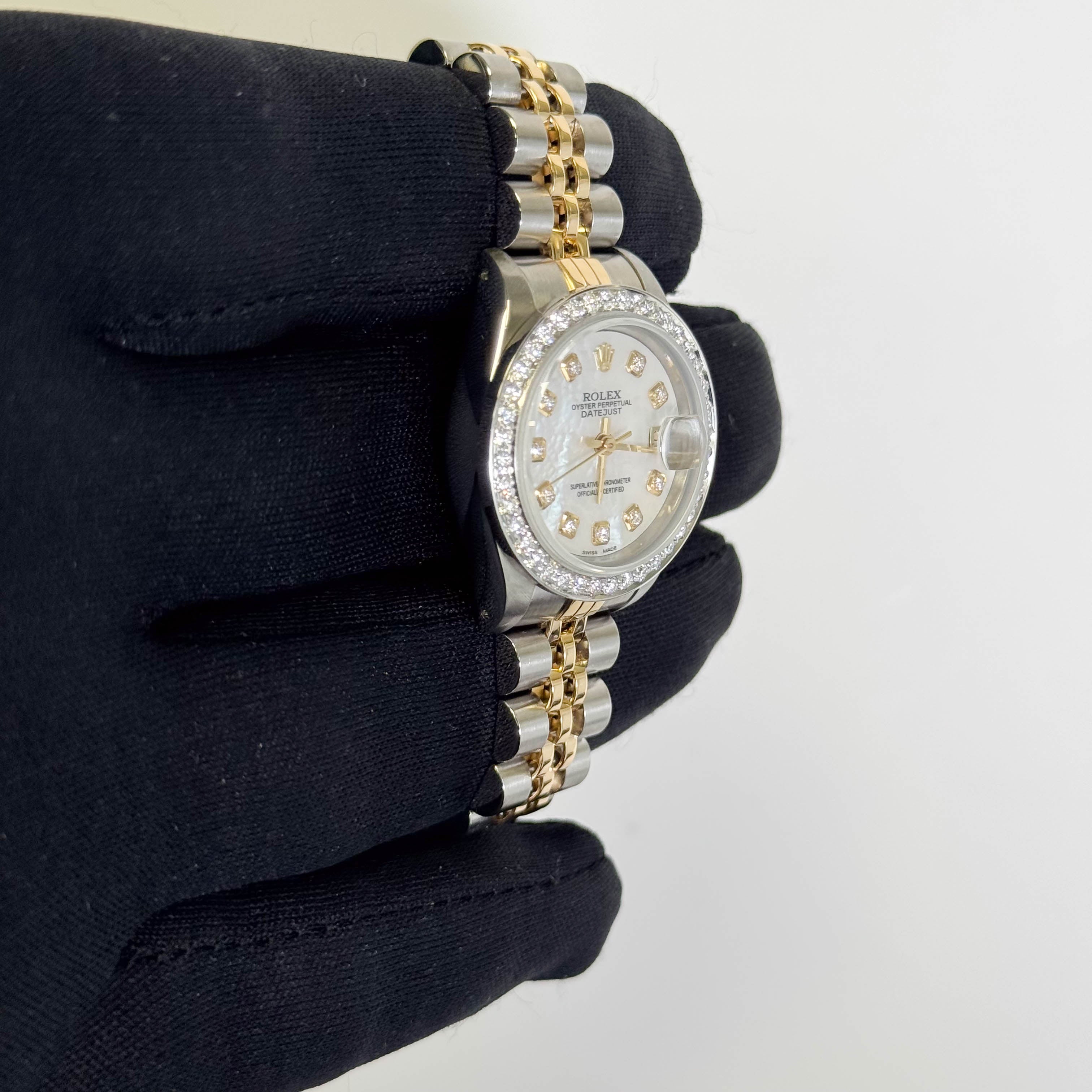 Rolex Datejust 26mm MOP Dial Watch Ref# 69173 - Happy Jewelers Fine Jewelry Lifetime Warranty