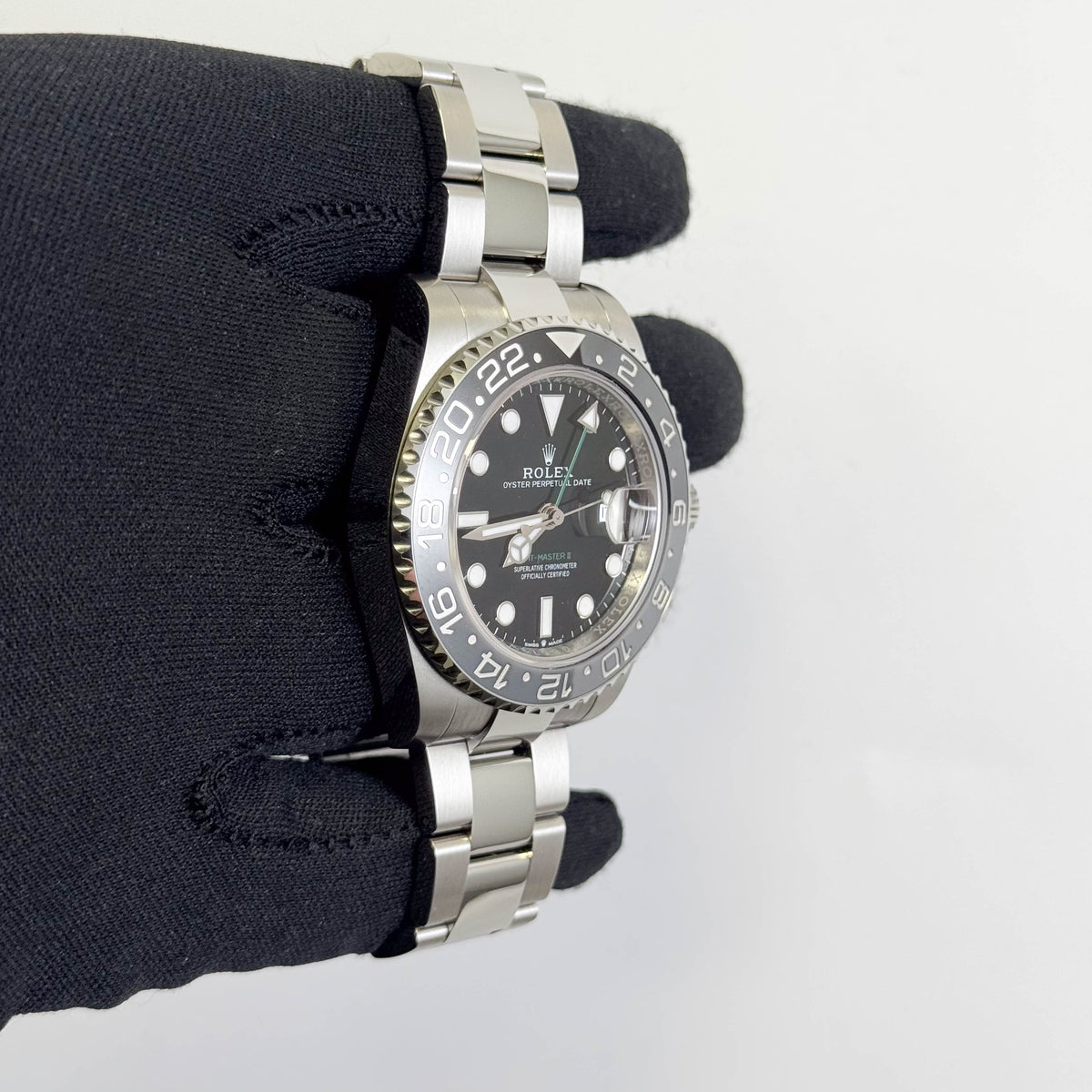 Rolex GMT-Master II "Bruce Wayne" 40mm Black Dial Watch Ref# 126710GRNR