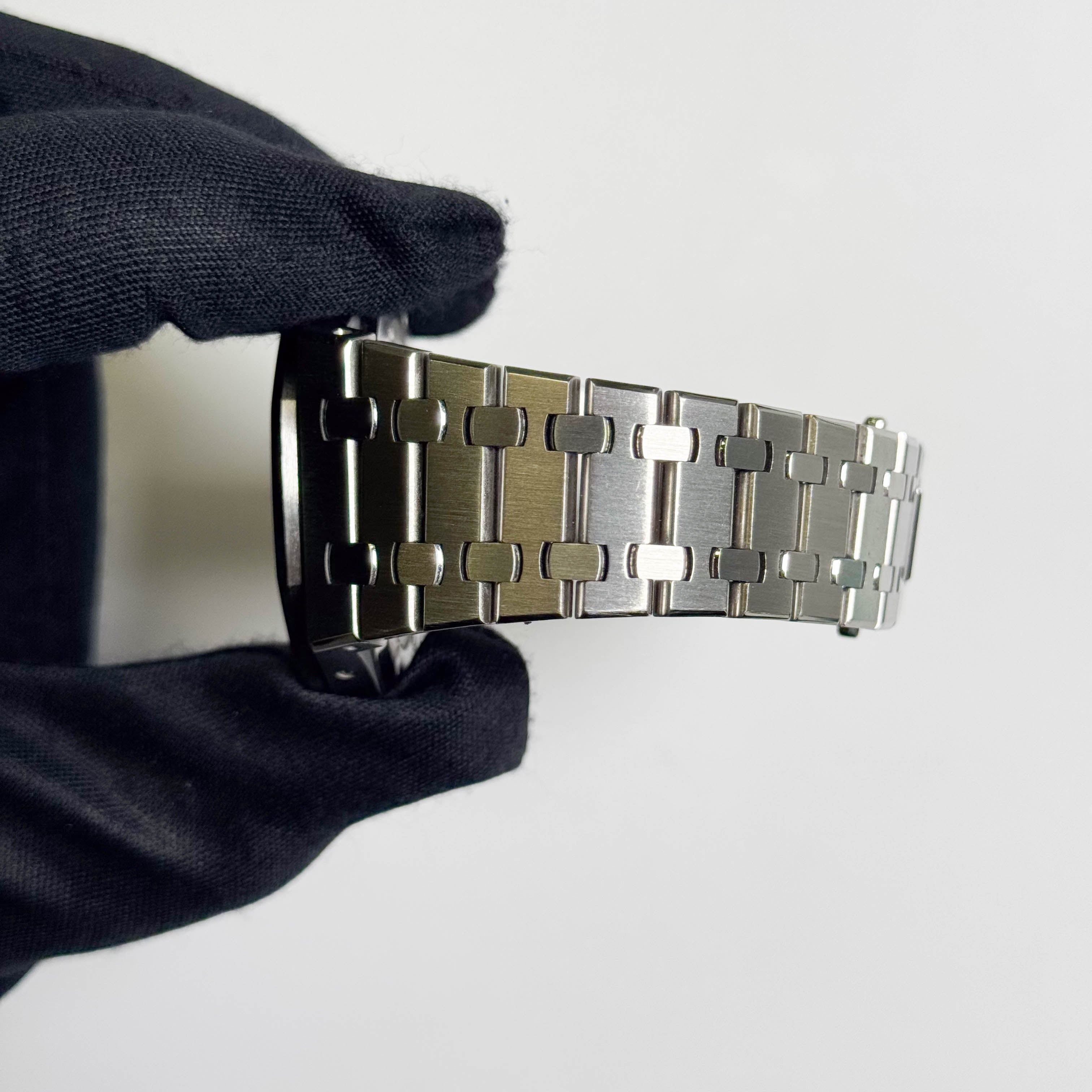 Audemars Piguet Royal Oak 41mm Blue Dial Watch Ref# 26574ST.OO.1220ST.02 - Happy Jewelers Fine Jewelry Lifetime Warranty