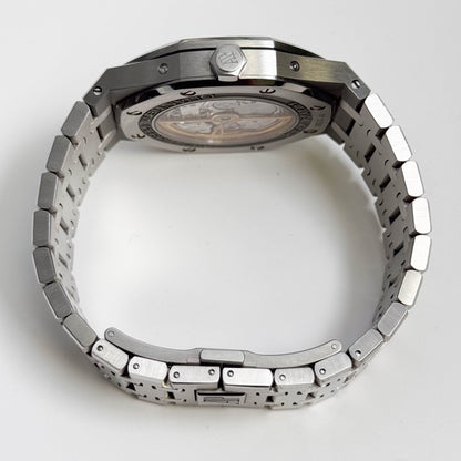 Audemars Piguet Royal Oak 41mm Blue Dial Watch Ref# 26574ST.OO.1220ST.02 - Happy Jewelers Fine Jewelry Lifetime Warranty