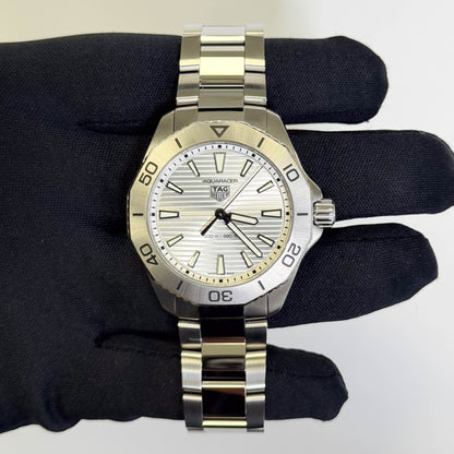 Tag Heuer Aquaracer 40mm Silver Dial Watch Ref# WBP1111.BA0627 - Happy Jewelers Fine Jewelry Lifetime Warranty
