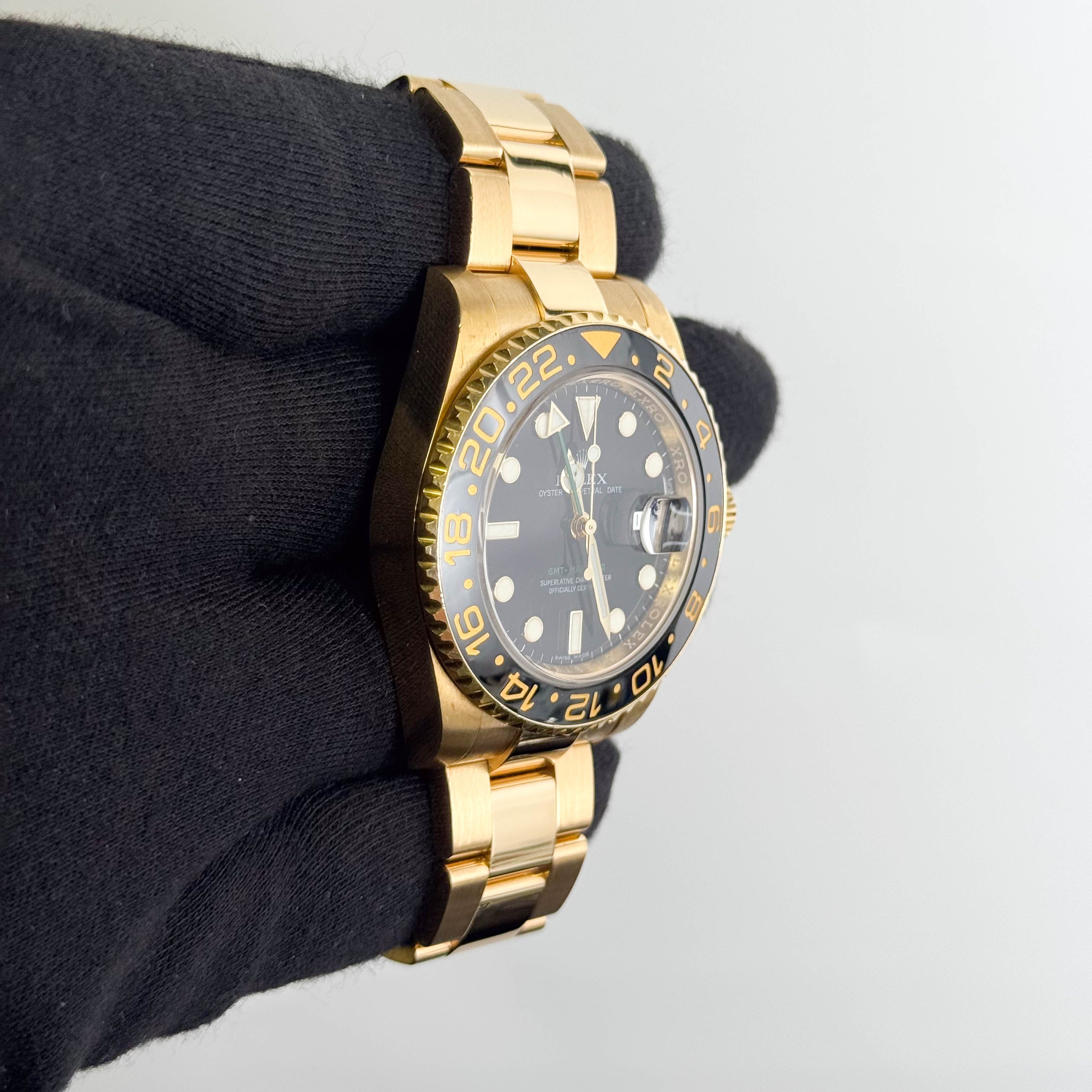 Rolex GMT Master II 40mm Black Dial Watch Ref# 116718LN