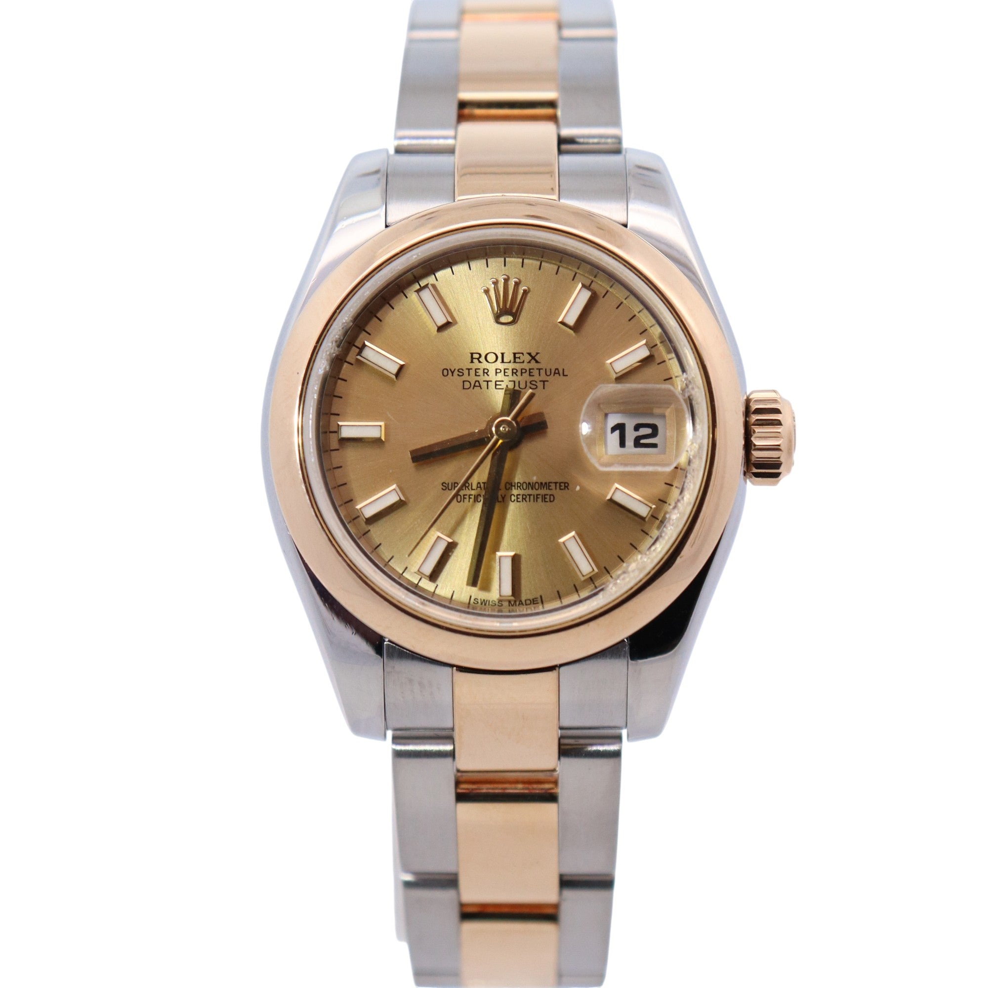 Rolex Datejust 26mm Champagne Dial Watch Ref# 179163 - Happy Jewelers Fine Jewelry Lifetime Warranty