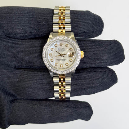 Rolex Datejust 26mm MOP Dial Watch Ref# 69173 - Happy Jewelers Fine Jewelry Lifetime Warranty