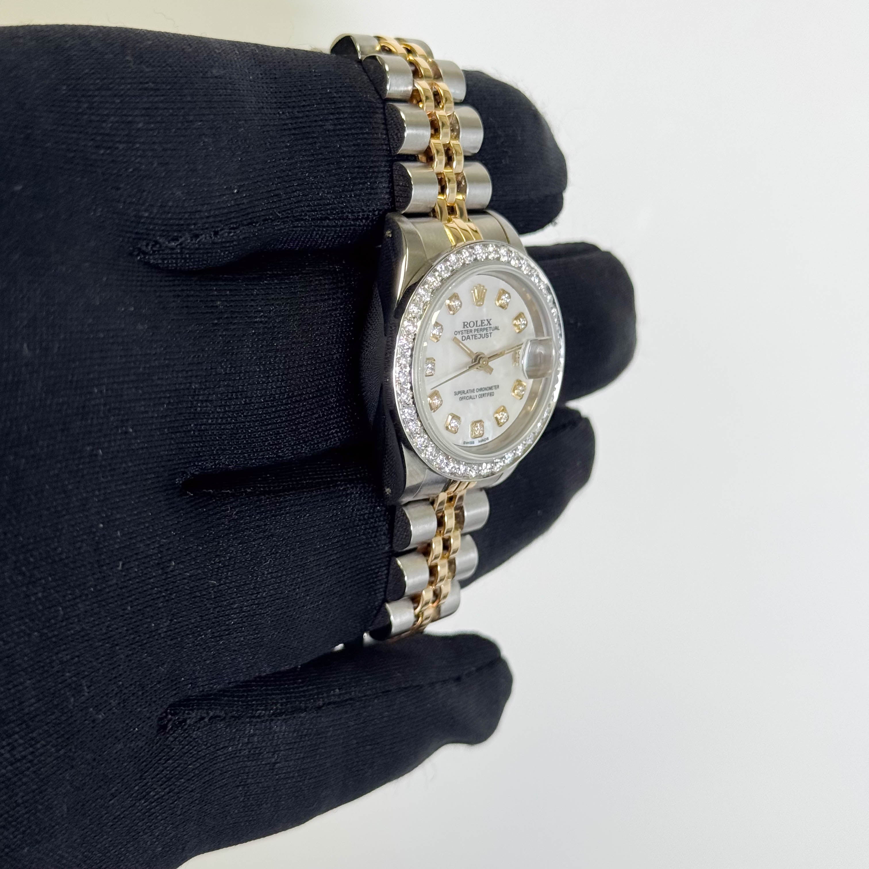 Rolex Datejust 26mm MOP Dial Watch Ref# 69173 - Happy Jewelers Fine Jewelry Lifetime Warranty