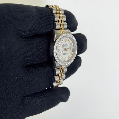 Rolex Datejust 26mm MOP Dial Watch Ref# 69173 - Happy Jewelers Fine Jewelry Lifetime Warranty