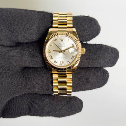 Rolex Datejust 31mm Silver Dial watch Ref# 178278