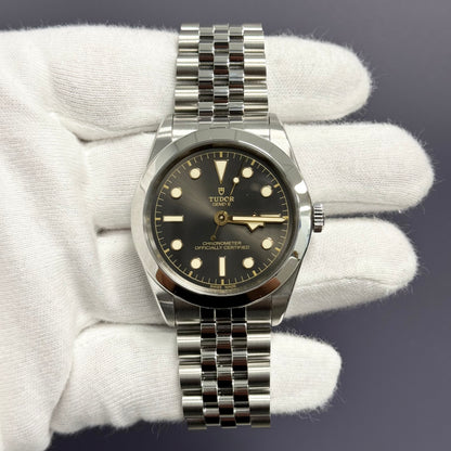 Tudor Black Bay 39mm Black Dot Dial Watch Ref# 79660 - Happy Jewelers Fine Jewelry Lifetime Warranty