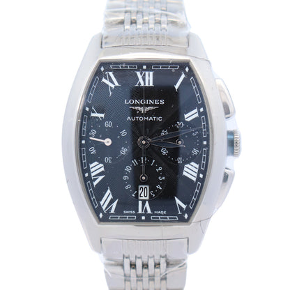 Longines Evidenza 31mm Black Dial Watch Ref#L2.156.4.51.6 - Happy Jewelers Fine Jewelry Lifetime Warranty