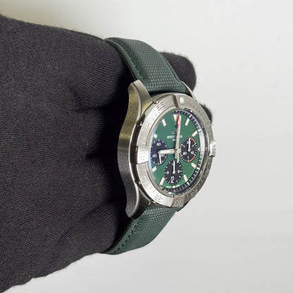 Breitling Avenger 42mm Green Dial Watch Ref# AB0146