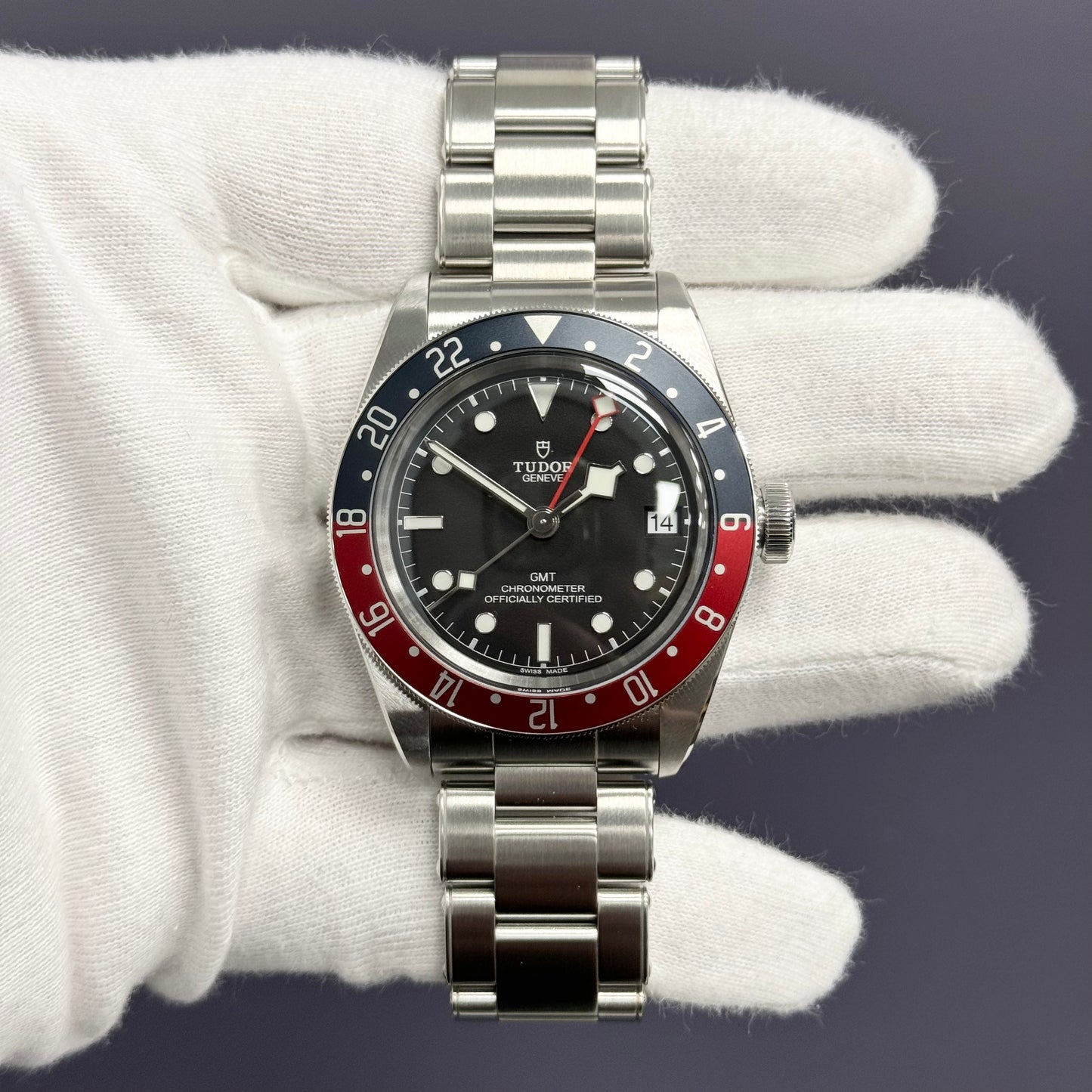 Tudor Black Bay GMT 41mm Black Dial Ref# 79830RB