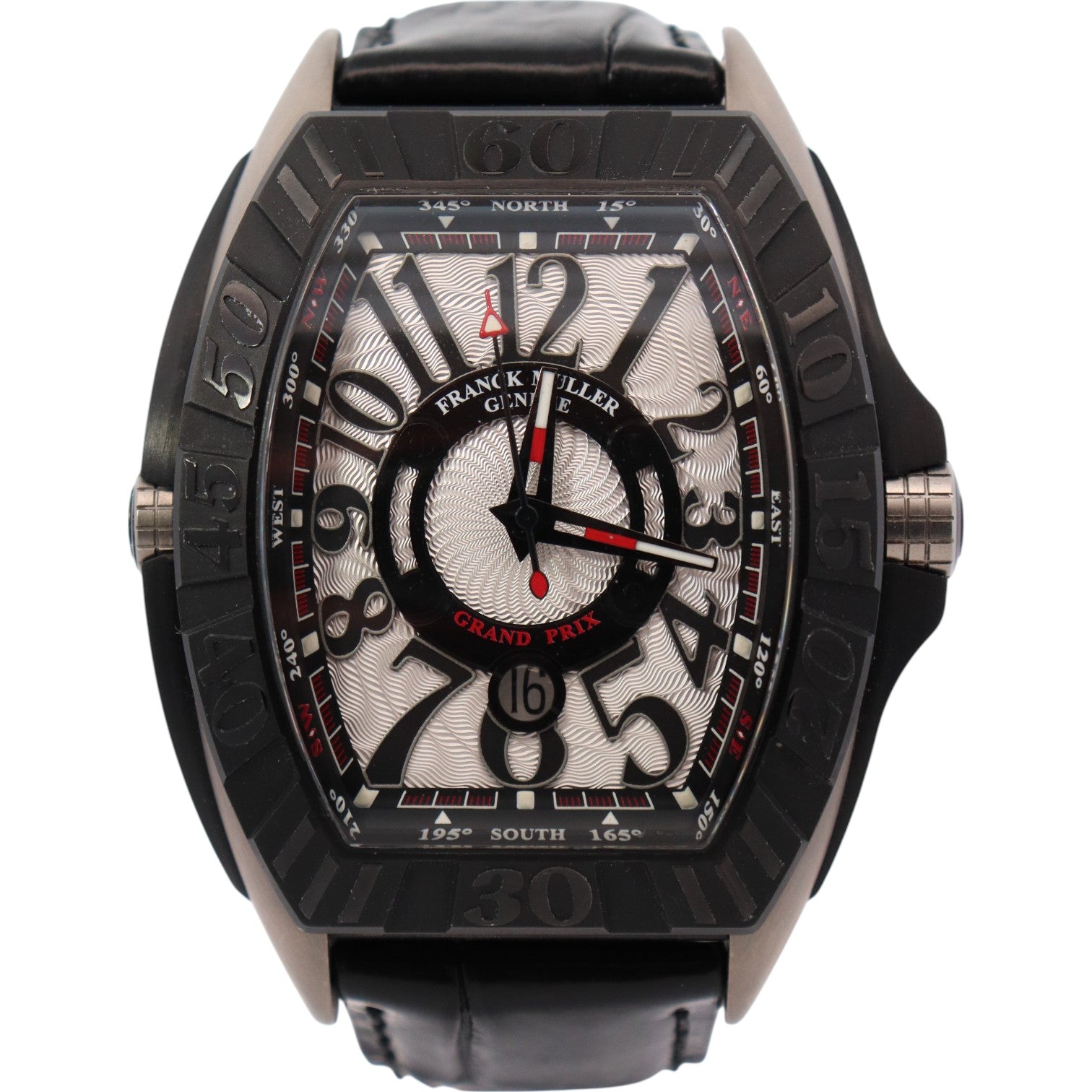 Franck Muller Conquistador 51mm Silver Dial Watch Ref# 9900 SC GP - Happy Jewelers Fine Jewelry Lifetime Warranty