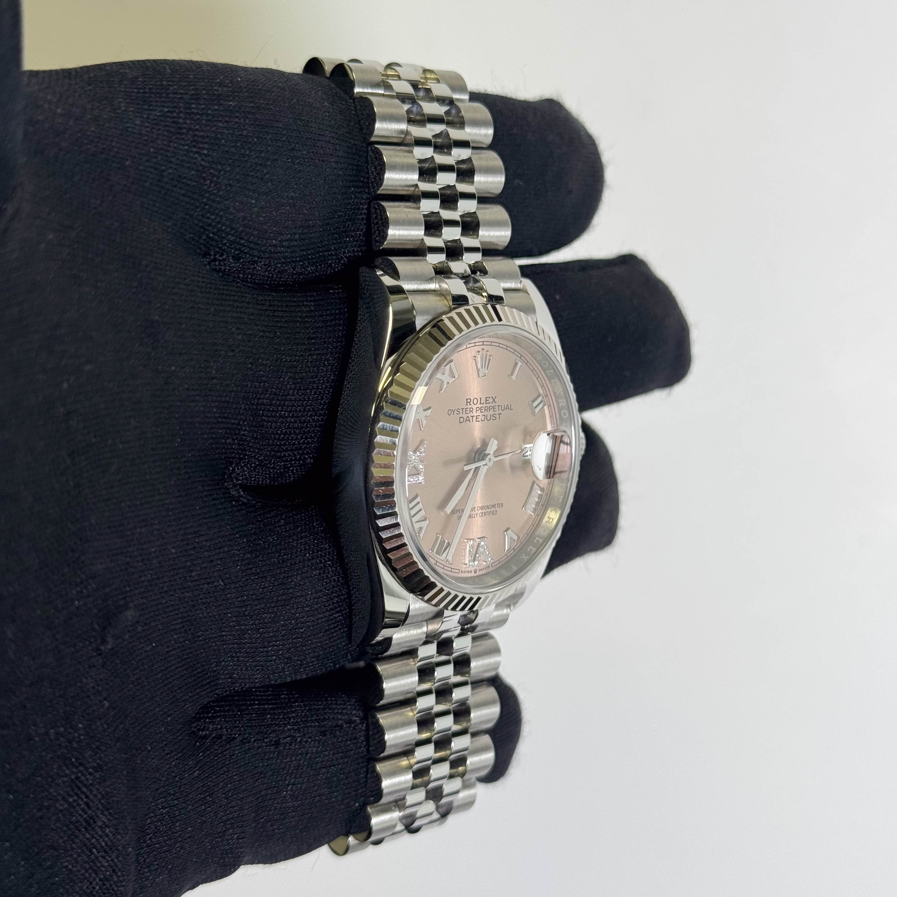 ラブリーページ Rolex Datejust 36mm Pink Dial Watch Ref# 126234 – Happy Jewelers