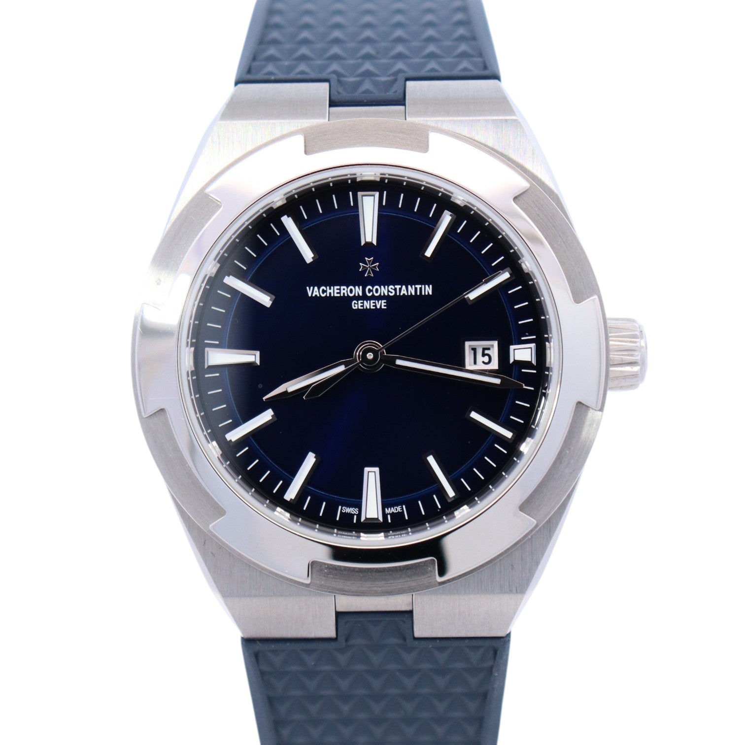 Vacheron Constantin Overseas 34.5mm Blue Dial Watch Ref# 4600V/200A-B980 - Happy Jewelers Fine Jewelry Lifetime Warranty