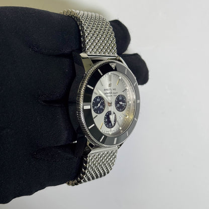 Breitling Superocean Heritage  44mm Silver Dial Ref# AB0162 - Happy Jewelers Fine Jewelry Lifetime Warranty