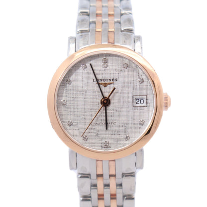 Longines Elegant Collection 25.5mm White Dial Watch Ref#L4.309.5.77.7 - Happy Jewelers Fine Jewelry Lifetime Warranty