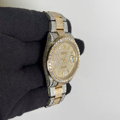 Rolex Datejust 41mm Custom Iced Out Dial Watch Ref# 126333