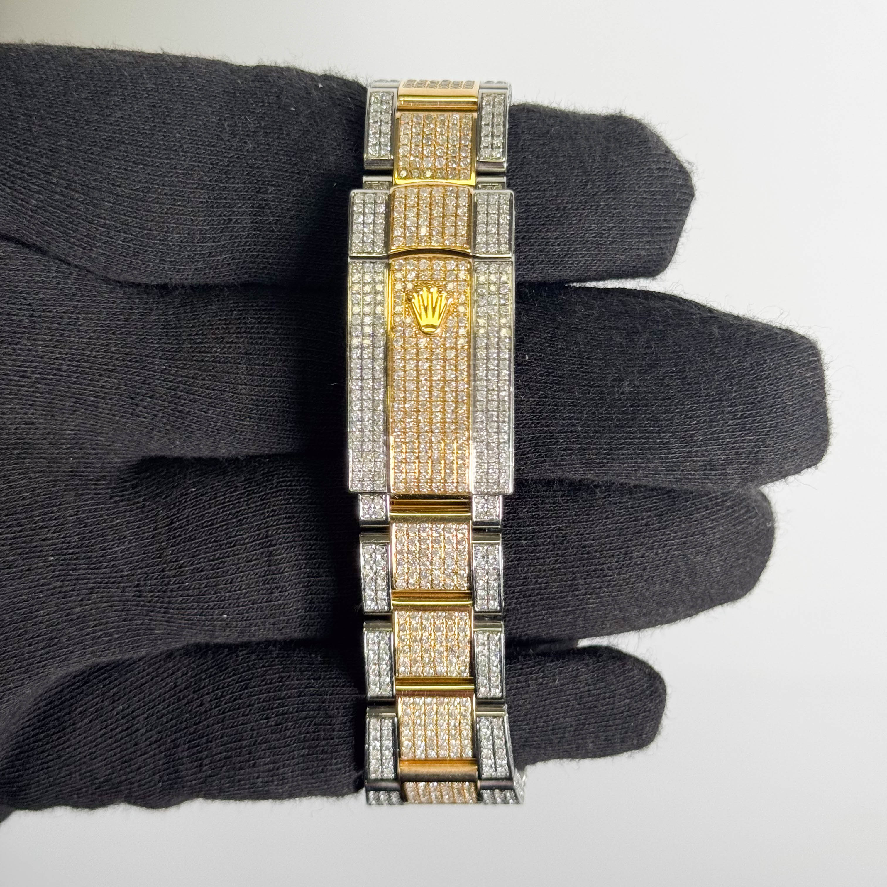 Rolex Datejust 41mm Custom Iced Out Dial Watch Ref# 126333