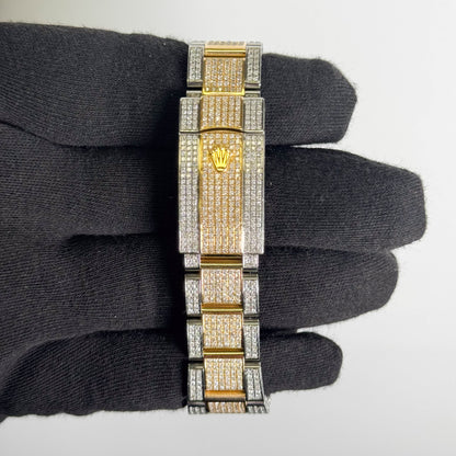 Rolex Datejust 41mm Custom Iced Out Dial Watch Ref# 126333