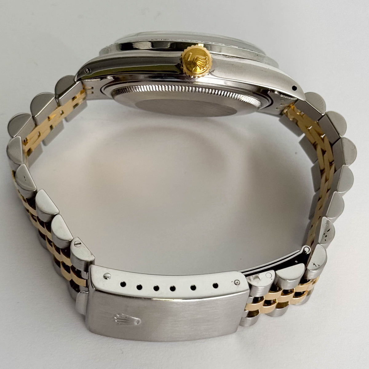 Rolex Datejust 36mm Custom Diamond Mother of Pearl Dial Watch with Custom Diamond Bezel Ref# 16233