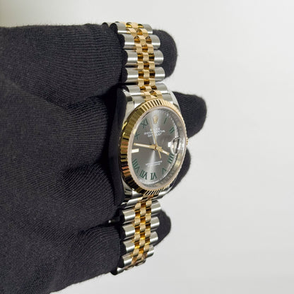 Rolex Datejust 36mm Wimbledon Dial Watch Ref# 126233