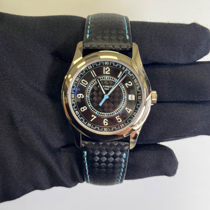 Patek Philippe Calatrava 40mm Black Dial Watch Ref# 6007G-011 - Happy Jewelers Fine Jewelry Lifetime Warranty