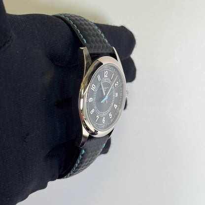 Patek Philippe Calatrava 40mm Black Dial Watch Ref# 6007G-011 - Happy Jewelers Fine Jewelry Lifetime Warranty