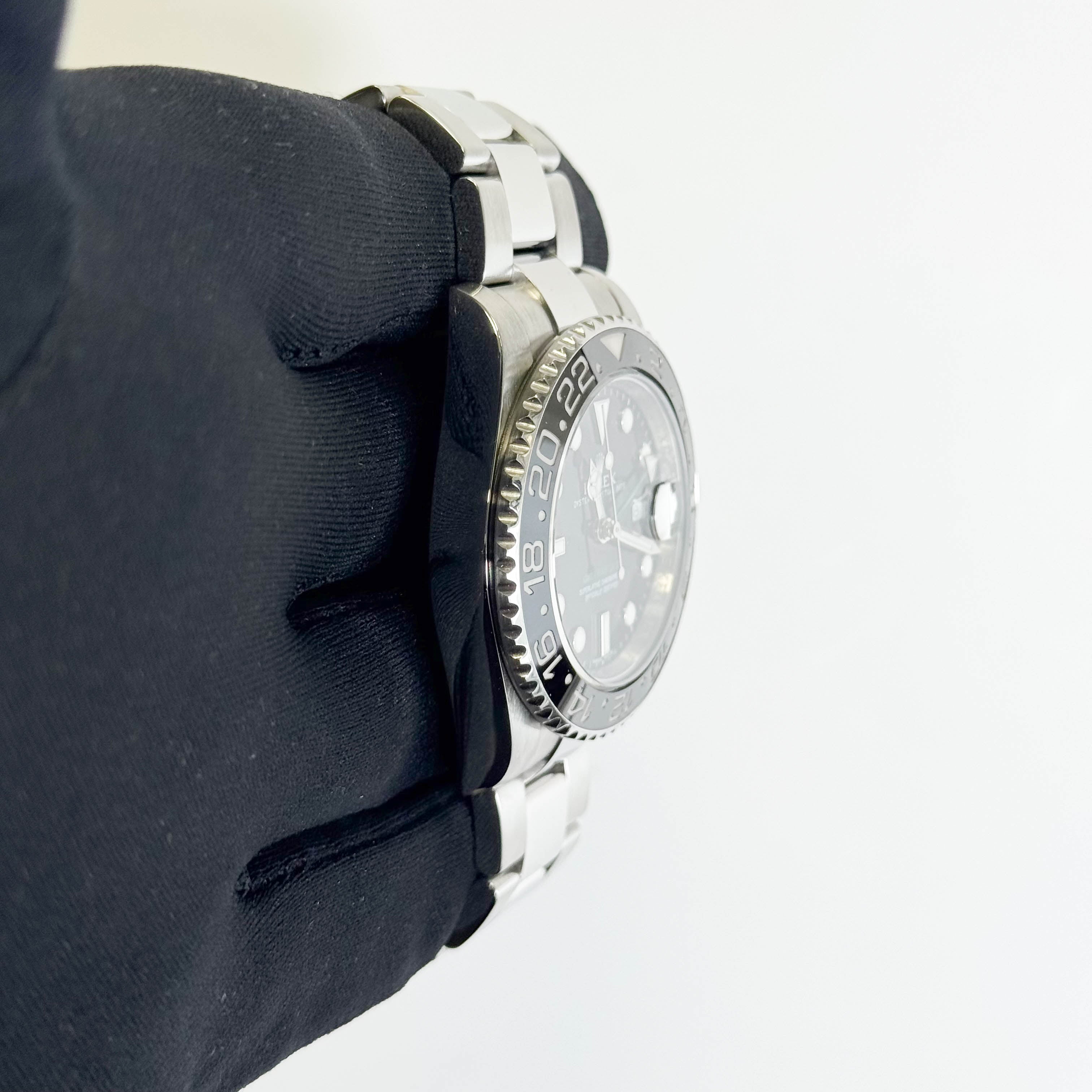 Rolex GMT-Master II 40mm Black Dial Watch Ref# 116710LN