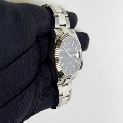 Rolex Datejust 41mm Blue Dial Watch Ref# 126334 - Happy Jewelers Fine Jewelry Lifetime Warranty