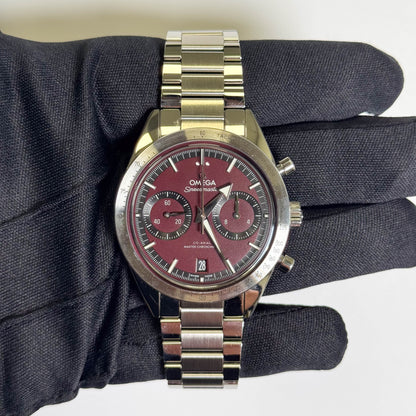 Omega Speedmaster 42mm Red Dial Watch Ref# 332.10.41.51.11.001 - Happy Jewelers Fine Jewelry Lifetime Warranty